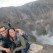Adam and Amanda at the Volcano's edge
