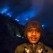 Pepe and blue flame at Ijen