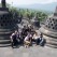 Borobudur with school class