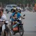Family Motorbike Commute