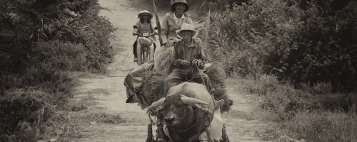 Farmers on the Road near Phong Nha
