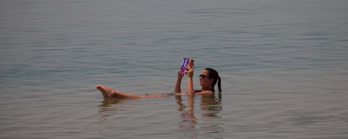Reading in the Dead Sea