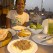 Pita, Hummus, Fried Cheese, and Tabouleh